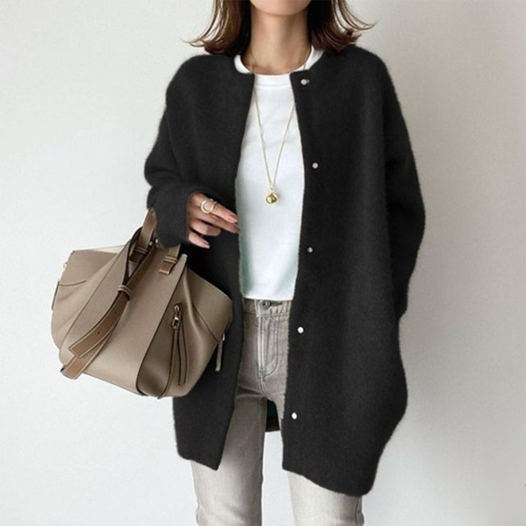 Chloe™ - Elegant Cashmere Cardigan