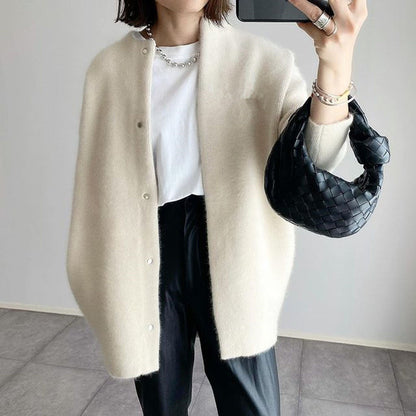 Chloe™ - Elegant Cashmere Cardigan